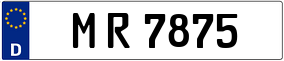 Truck License Plate